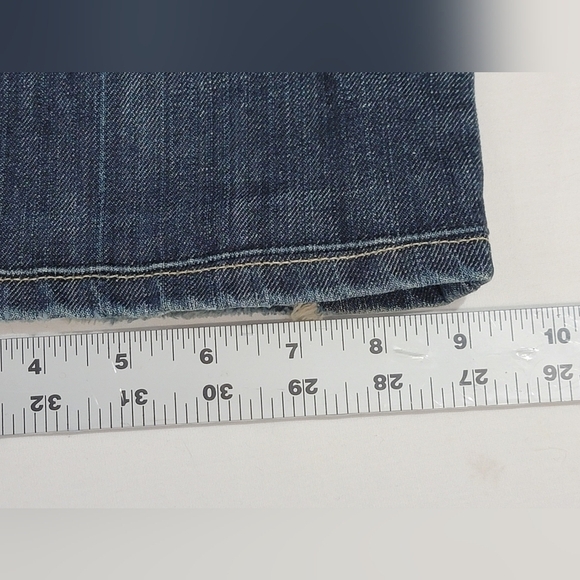 David Kahn Lauren Bootcut Mid Rise Denim Jean Women's Size 12 Color Manhattan - Picture 6 of 11